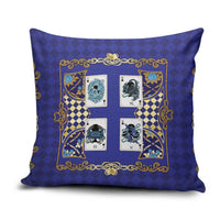 Zodiac Signs Pillow Cover The Water Element Baroque Clubs Card