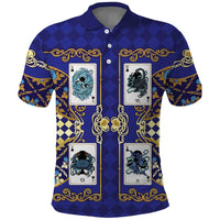 Zodiac Signs Polo Shirt The Water Element Baroque Clubs Card
