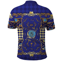 Zodiac Signs Polo Shirt The Water Element Baroque Clubs Card
