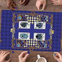 Zodiac Signs Puzzle The Water Element Baroque Clubs Card