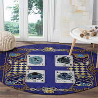 Zodiac Signs Round Carpet The Water Element Baroque Clubs Card