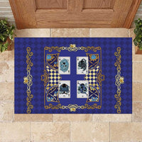 Zodiac Signs Rubber Doormat The Water Element Baroque Clubs Card