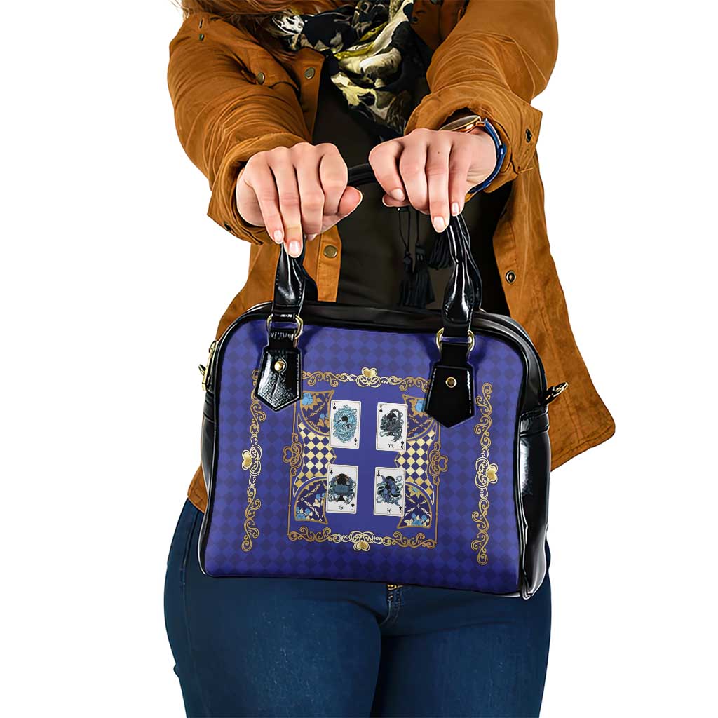 Zodiac Signs Shoulder Handbag The Water Element Baroque Clubs Card