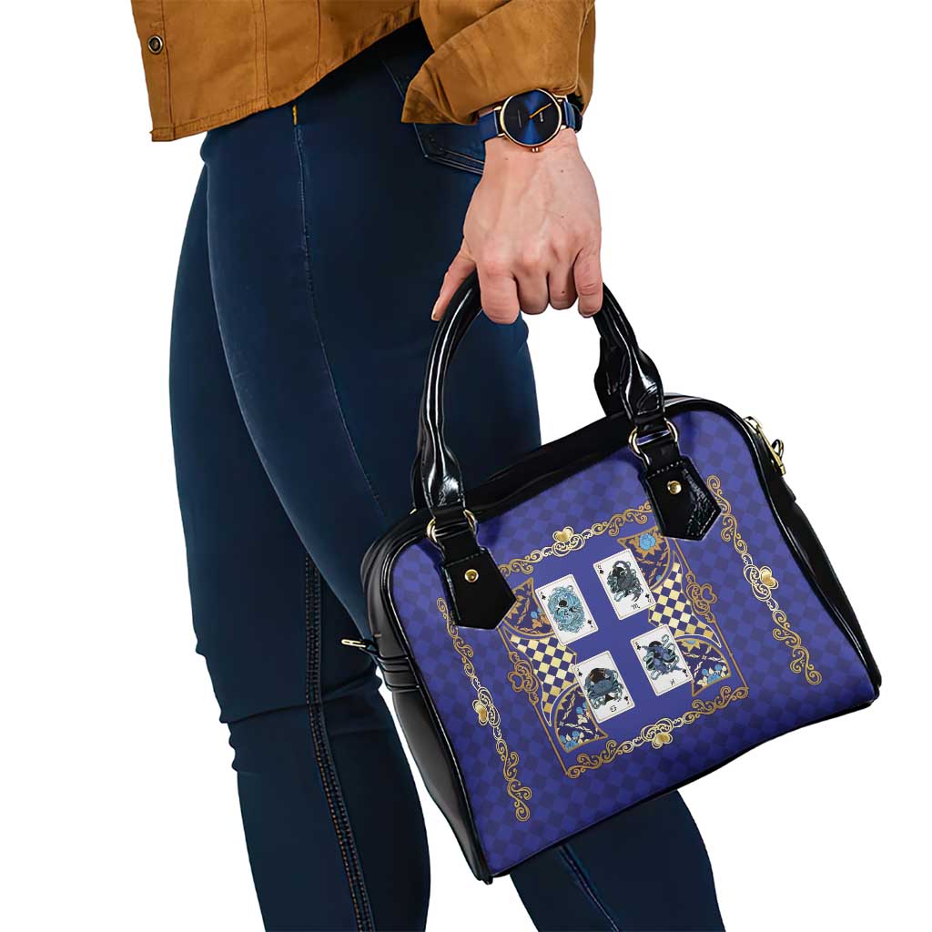 Zodiac Signs Shoulder Handbag The Water Element Baroque Clubs Card