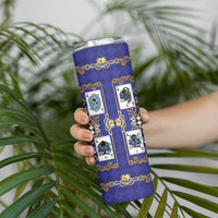 Zodiac Signs Skinny Tumbler The Water Element Baroque Clubs Card