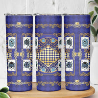 Zodiac Signs Skinny Tumbler The Water Element Baroque Clubs Card