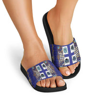 Zodiac Signs Slide Sandals The Water Element Baroque Clubs Card