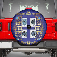 Zodiac Signs Spare Tire Cover The Water Element Baroque Clubs Card