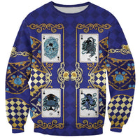 Zodiac Signs Sweatshirt The Water Element Baroque Clubs Card