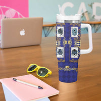 Zodiac Signs Tumbler With Handle The Water Element Baroque Clubs Card