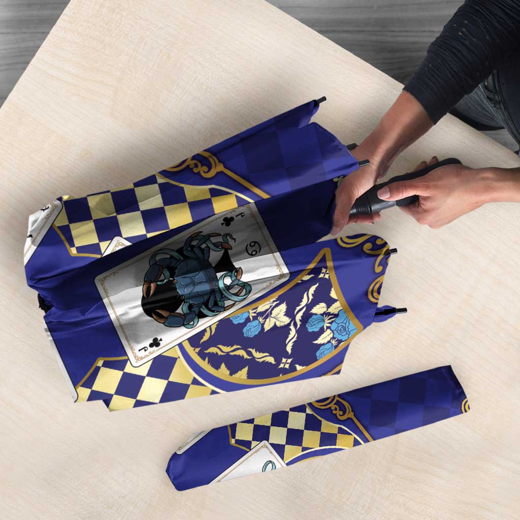 Zodiac Signs Umbrella The Water Element Baroque Clubs Card