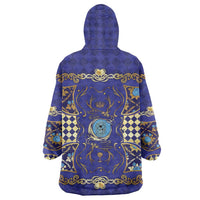 Zodiac Signs Wearable Blanket Hoodie The Water Element Baroque Clubs Card