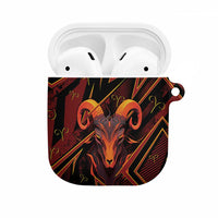 Aries Zodiac AirPods Case With Bold Triangle