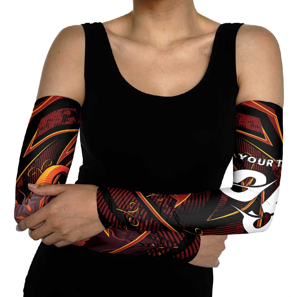 Custom Aries Zodiac Arm Sleeves With Bold Triangle