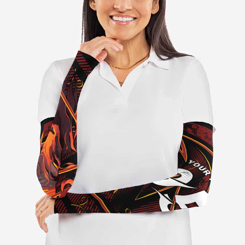 Custom Aries Zodiac Arm Sleeves With Bold Triangle