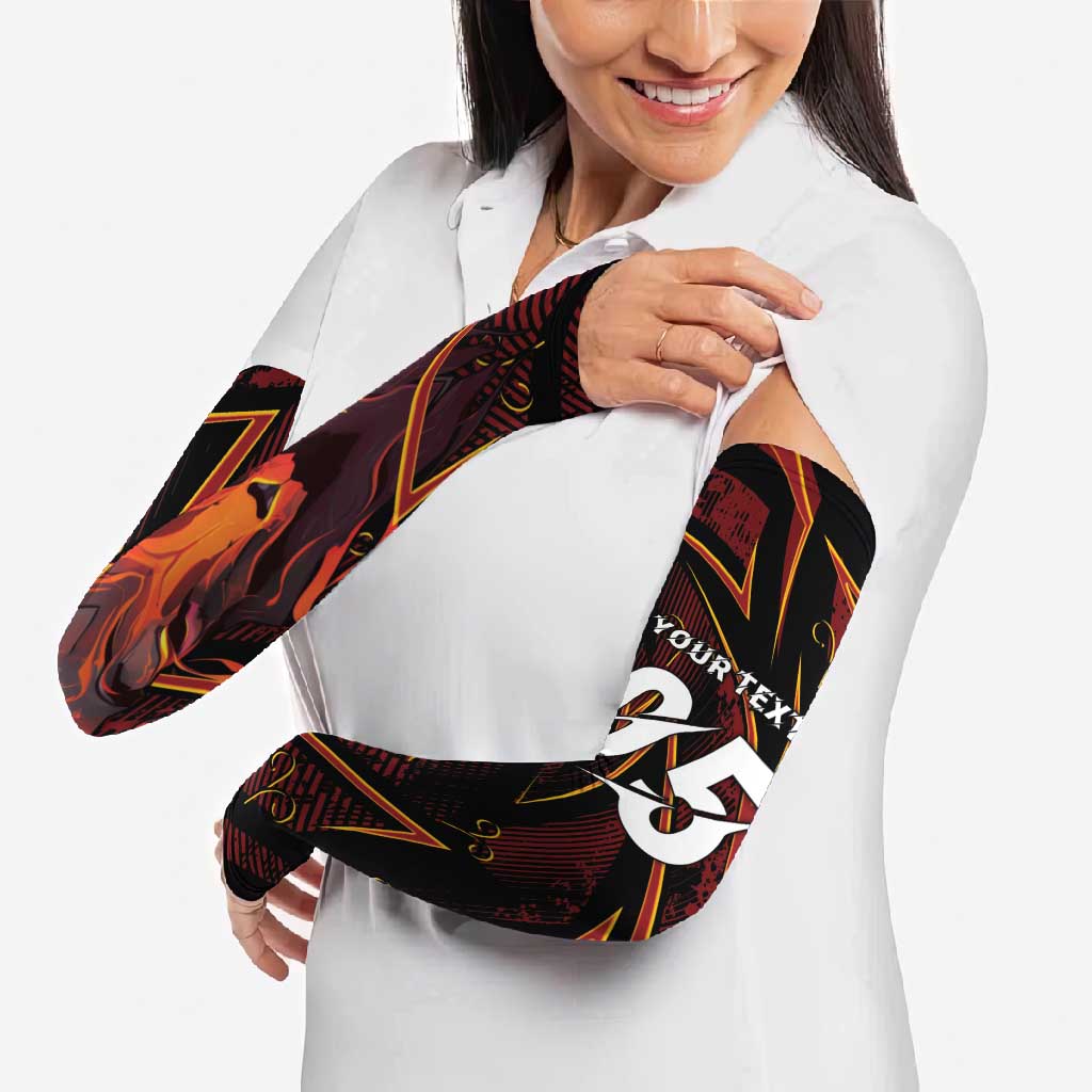 Custom Aries Zodiac Arm Sleeves With Bold Triangle