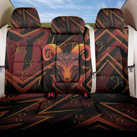 Aries Zodiac Back Car Seat Cover With Bold Triangle