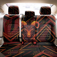 Aries Zodiac Back Car Seat Cover With Bold Triangle