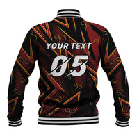 Custom Aries Zodiac Baseball Jacket With Bold Triangle