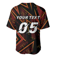 Custom Aries Zodiac Baseball Jersey With Bold Triangle