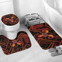 Aries Zodiac Bathroom Set With Bold Triangle