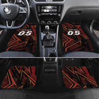 Custom Aries Zodiac Car Mats With Bold Triangle