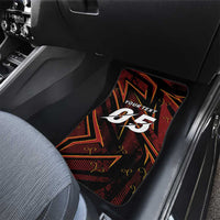 Custom Aries Zodiac Car Mats With Bold Triangle