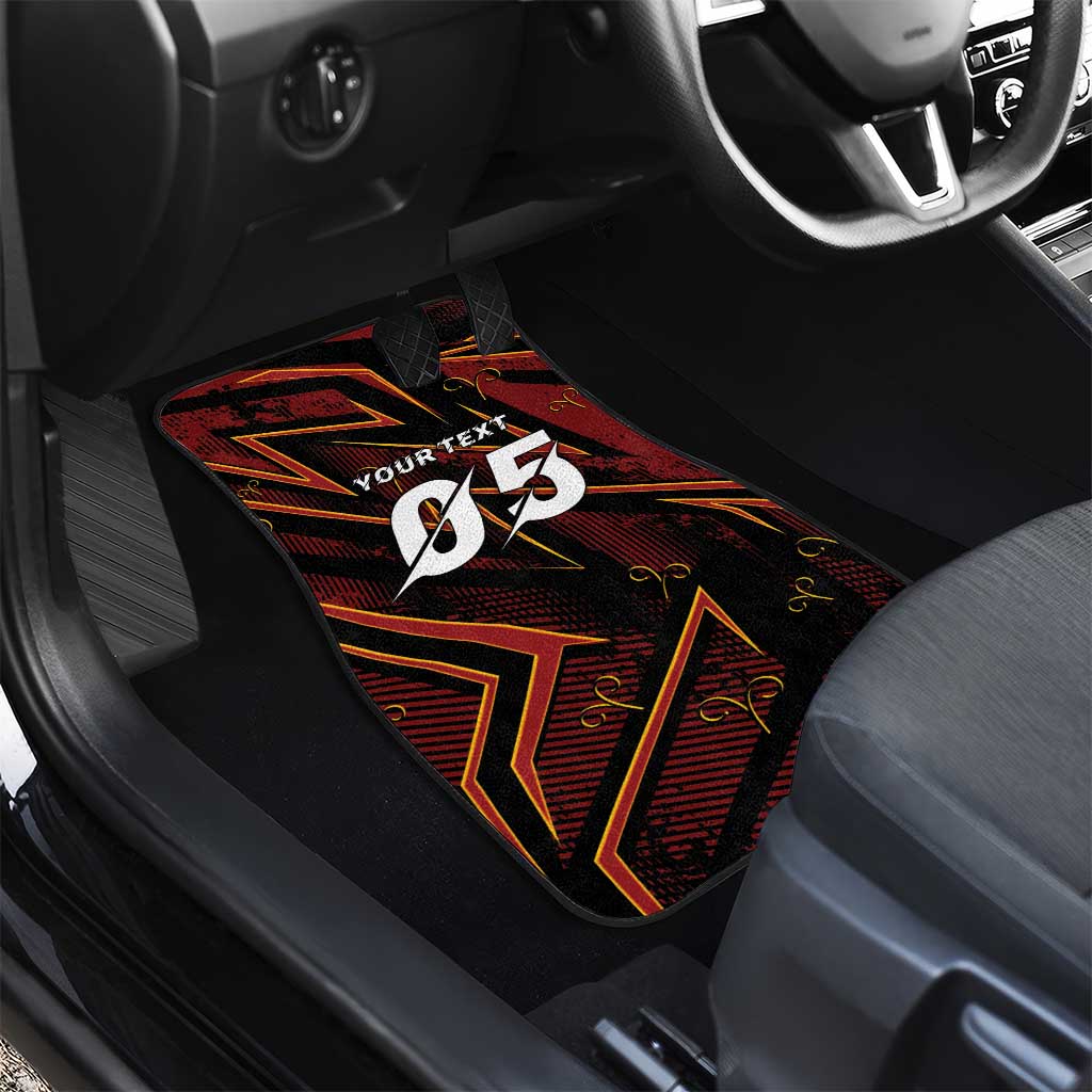 Custom Aries Zodiac Car Mats With Bold Triangle