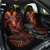 Aries Zodiac Car Seat Cover With Bold Triangle