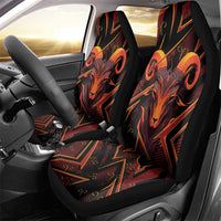 Aries Zodiac Car Seat Cover With Bold Triangle