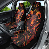 Aries Zodiac Car Seat Cover With Bold Triangle