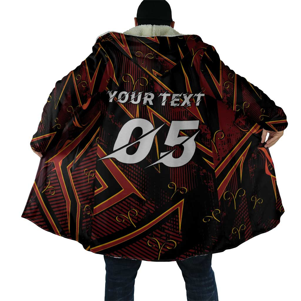 Custom Aries Zodiac Cloak With Bold Triangle