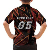 Custom Aries Zodiac Family Matching Long Sleeve Bodycon Dress and Hawaiian Shirt With Bold Triangle