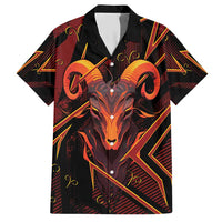 Custom Aries Zodiac Hawaiian Shirt With Bold Triangle
