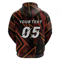 Custom Aries Zodiac Hoodie With Bold Triangle