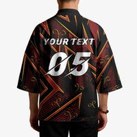 Custom Aries Zodiac Kimono With Bold Triangle