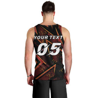 Custom Aries Zodiac Men Tank Top With Bold Triangle
