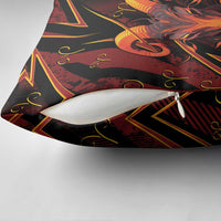 Aries Zodiac Pillow Cover With Bold Triangle