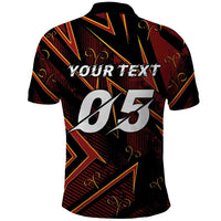 Custom Aries Zodiac Polo Shirt With Bold Triangle
