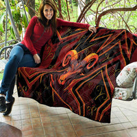 Aries Zodiac Quilt With Bold Triangle
