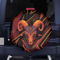 Aries Zodiac Spare Tire Cover With Bold Triangle