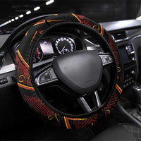 Aries Zodiac Steering Wheel Cover With Bold Triangle