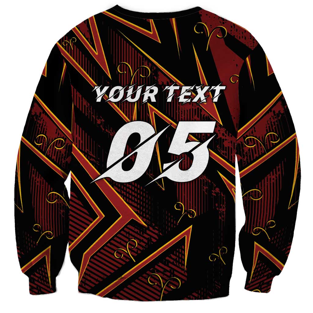 Custom Aries Zodiac Sweatshirt With Bold Triangle