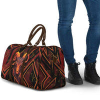 Aries Zodiac Travel Bag With Bold Triangle