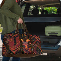 Aries Zodiac Travel Bag With Bold Triangle
