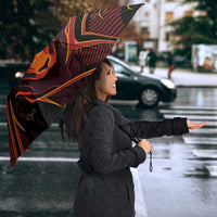 Aries Zodiac Umbrella With Bold Triangle