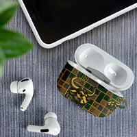 Taurus Zodiac AirPods Case Checkered Pattern