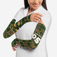 Custom Taurus Zodiac Arm Sleeves Checkered Pattern