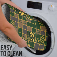 Taurus Zodiac Bathroom Set Checkered Pattern