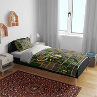 Taurus Zodiac Bedding Set Checkered Pattern
